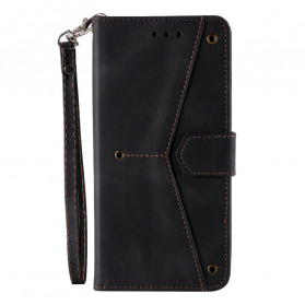 Case Xiaomi Mi 10T Lite 5G / Redmi Note 9 Pro 5G Faux Leather Two-tone Rivets