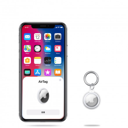 Chaveiro de Silicone AirTag Clear Chaveiro de Silicone AirTag Clear