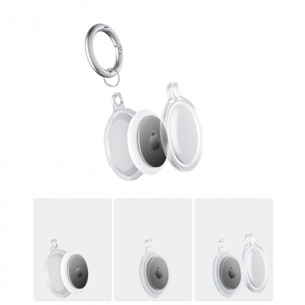 Chaveiro de Silicone AirTag Clear Chaveiro de Silicone AirTag Clear
