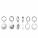 Chaveiro de Silicone AirTag Clear Chaveiro de Silicone AirTag Clear