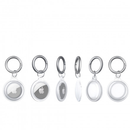 Chaveiro de Silicone AirTag Clear Chaveiro de Silicone AirTag Clear