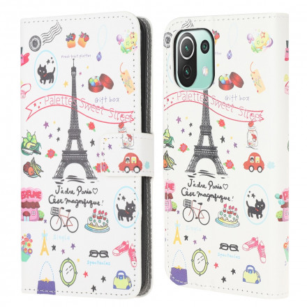 Xiaomi Mi 11 Lite / Lite 5G Case I love Paris