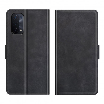 Oppo A54 5G / A74 5G Capa de aba dupla