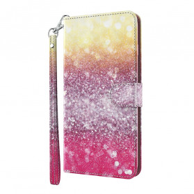 Xiaomi Mi 10T Lite 5G / Redmi Note 9 Pro 5G Glitter Magenta Capa Magenta Light Spot Glitter