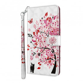 Xiaomi Mi 10T Lite 5G / Redmi Note 9 Pro 5G Capa cor-de-rosa para árvores de luz
