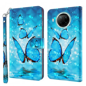 Xiaomi Mi 10T Lite 5G / Redmi Note 9 Pro 5G Borboletas Light Spot Blue Butterflies