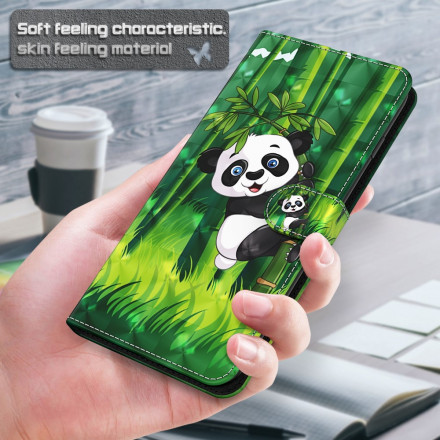 Xiaomi Mi 10T Lite 5G / Redmi Note 9 Pro 5G Capa Panda e Bamboo Light Spot