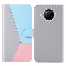 Capa Xiaomi Mi 10T Lite 5G / Redmi Note 9 Pro 5G Efeito Couro Tricolor