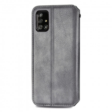 Capa Flip Cover Samsung Galaxy A51 Efeito Couro Diamante