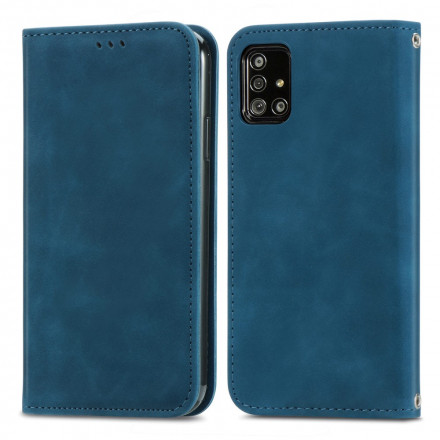 Capa Flip Cover Samsung Galaxy A51 5G Leatherette Vintage Capa Flip Cover Samsung Galaxy A51 5G Leatherette Vintage