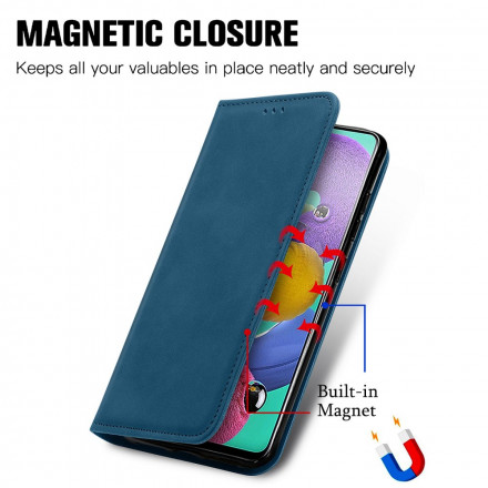 Capa Flip Cover Samsung Galaxy A51 5G Leatherette Vintage Capa Flip Cover Samsung Galaxy A51 5G Leatherette Vintage