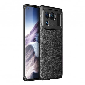 Xiaomi Mi 11 Ultra Leather Case Litchi Linha Dupla