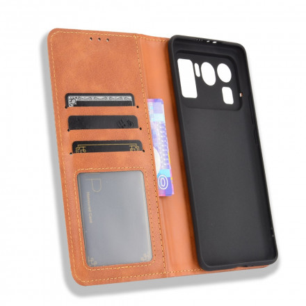 Capa Flip Xiaomi Mi 11 Ultra Leather Effect Stylish