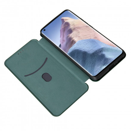 Tampa Viravel Xiaomi Mi 11 Ultra Fibra de Carbono com Suporte de Anel