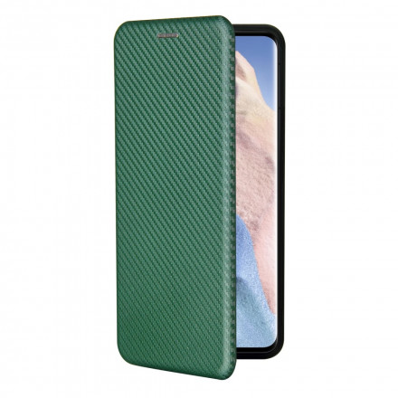 Tampa Viravel Xiaomi Mi 11 Ultra Fibra de Carbono com Suporte de Anel