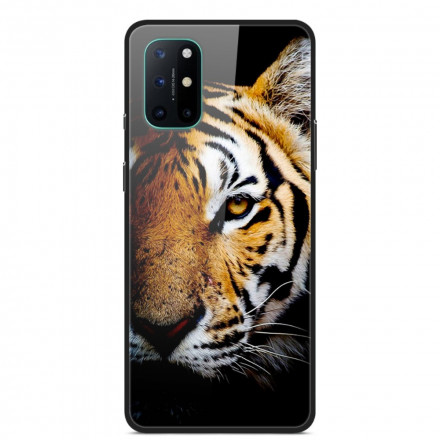 Capa OnePlus 8T Tigre de Vidro Temperado Realista