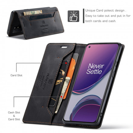 OnePlus 8T AUTSPACE Série RFID Tampa Flip