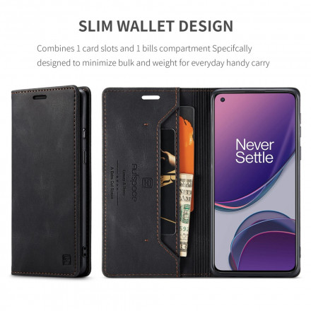 OnePlus 8T AUTSPACE Série RFID Tampa Flip