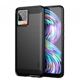 Realme 8 / 8 Pro Capa de Fibra de Carbono Escovado MOFI