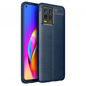 Capa Realme 8 / 8 Pro Leather Effect Litchi Linha Dupla