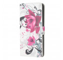 Capa Samsung Galaxy XCover 5 Flores Tropicais