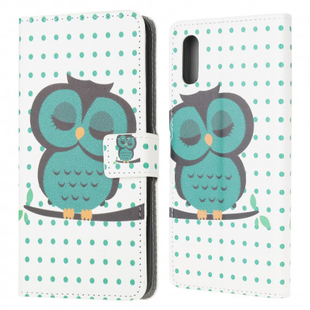 Coruja adormecida Samsung Galaxy XCover 5 Case Sleeping Owl