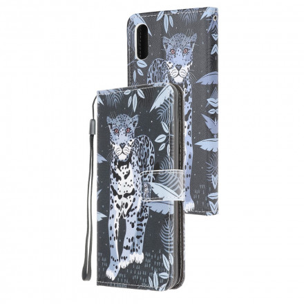 Samsung Galaxy XCover 5 Leopard Strap Case