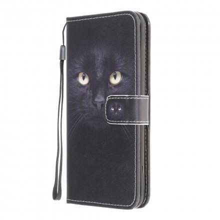 Samsung Galaxy XCover 5 Capa de fita adesiva preta para os olhos de gato