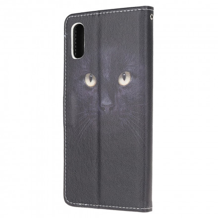 Samsung Galaxy XCover 5 Capa de fita adesiva preta para os olhos de gato
