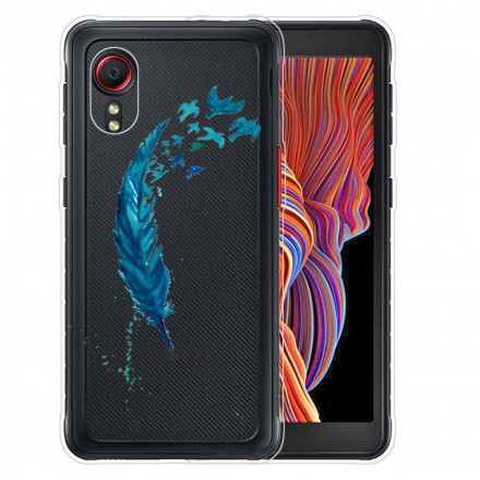 Samsung Galaxy XCover 5 Case Beautiful Feather