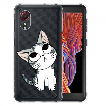 Samsung Galaxy XCover 5 Case Charming Cat