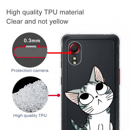Samsung Galaxy XCover 5 Case Charming Cat