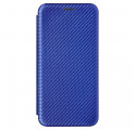 Tampa Flip Cover Samsung Galaxy XCover 5 Fibra de Carbono