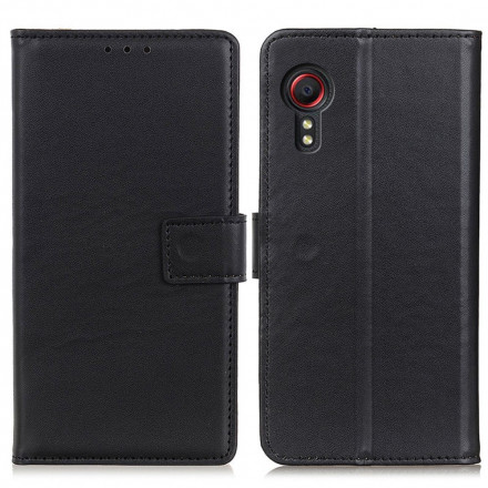 Samsung Galaxy Xcover 5 Mock Leather Case Litchi Simples