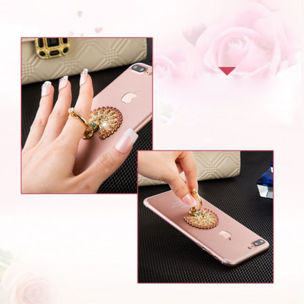 Telemóvel com anel de diamante roxo Smart Phone