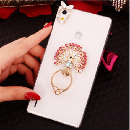 Telemóvel com anel de diamante roxo Smart Phone