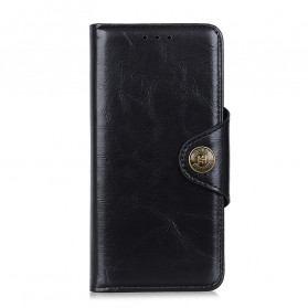Samsung Galaxy XCover 5 Mock Leather Case Botão Vintage