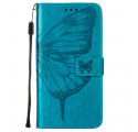 Capa Samsung Galaxy XCover 5 Butterfly Design Case com Cordão