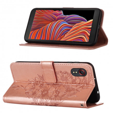 Capa Samsung Galaxy XCover 5 Butterfly Design Case com CordÃ£o