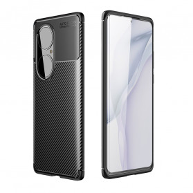 Capa de Fibra de Carbono Huawei P50 Textura Flexível