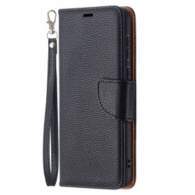Capa Huawei P50 Litchi Aba oblíqua de Litchi