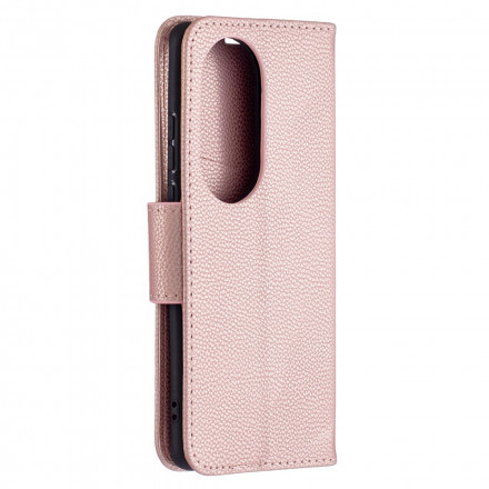 Huawei P50 Pro Case Litchi Aba oblíqua de Litchi