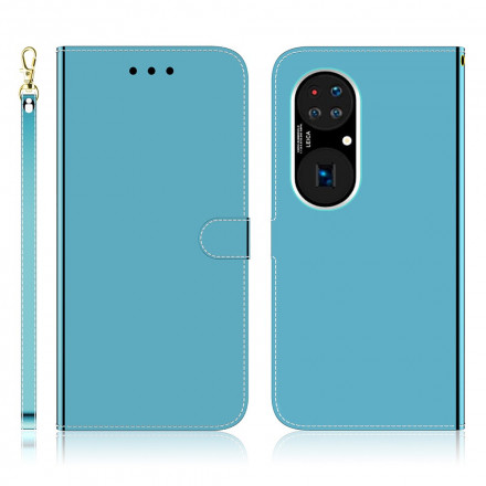 Capa de Couro Huawei P50 Pro Capa de Couro