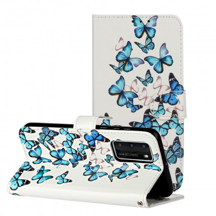 Huawei P40 Capa Floral Extremo