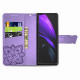 Samsung Galaxy Z Fold2 Capa de design Butterfly com cinta