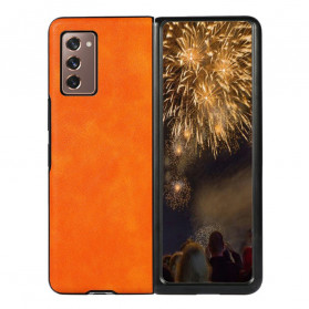 Samsung Galaxy Z Fold2 Cor da capa de pele
