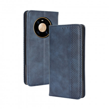 Capa Flip Capa Huawei Mate 40 Pro Efeito Couro Vintage Styling