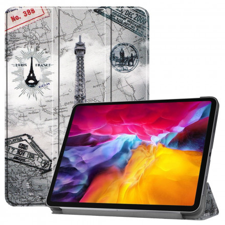 Capa Inteligente iPad Pro 11" (2021) Capa Eiffel Tower Stylus