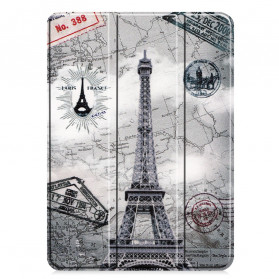 Capa Inteligente iPad Pro 11" (2021) Capa Eiffel Tower Stylus