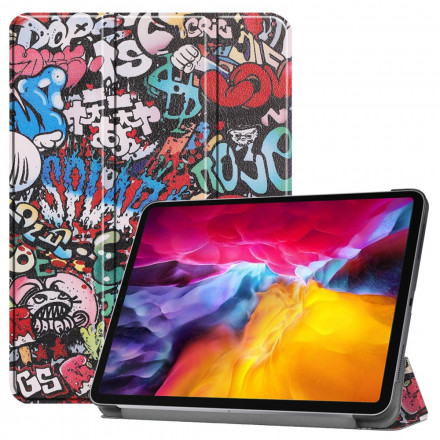 Capa Inteligente iPad Pro 11" (2021) Capa Graffiti Stylus
